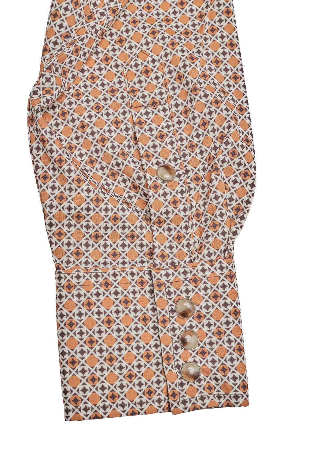 Men's Western Pearl Snap Aztec Print Shirt - MPS110L-1160