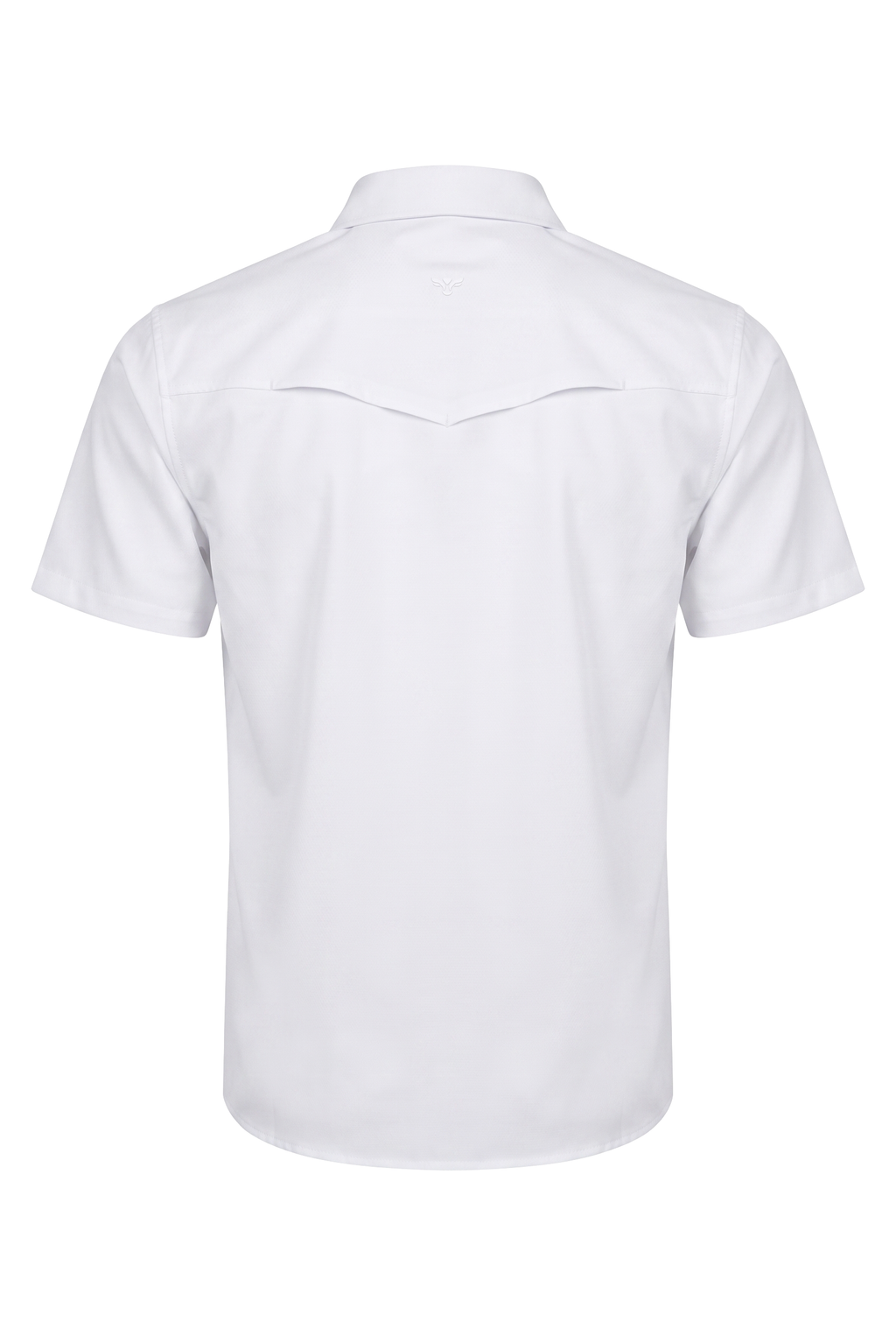 Men’s UPF 50+ Sun Protection Short Sleeve Western Shirt-RT102S-WHITE