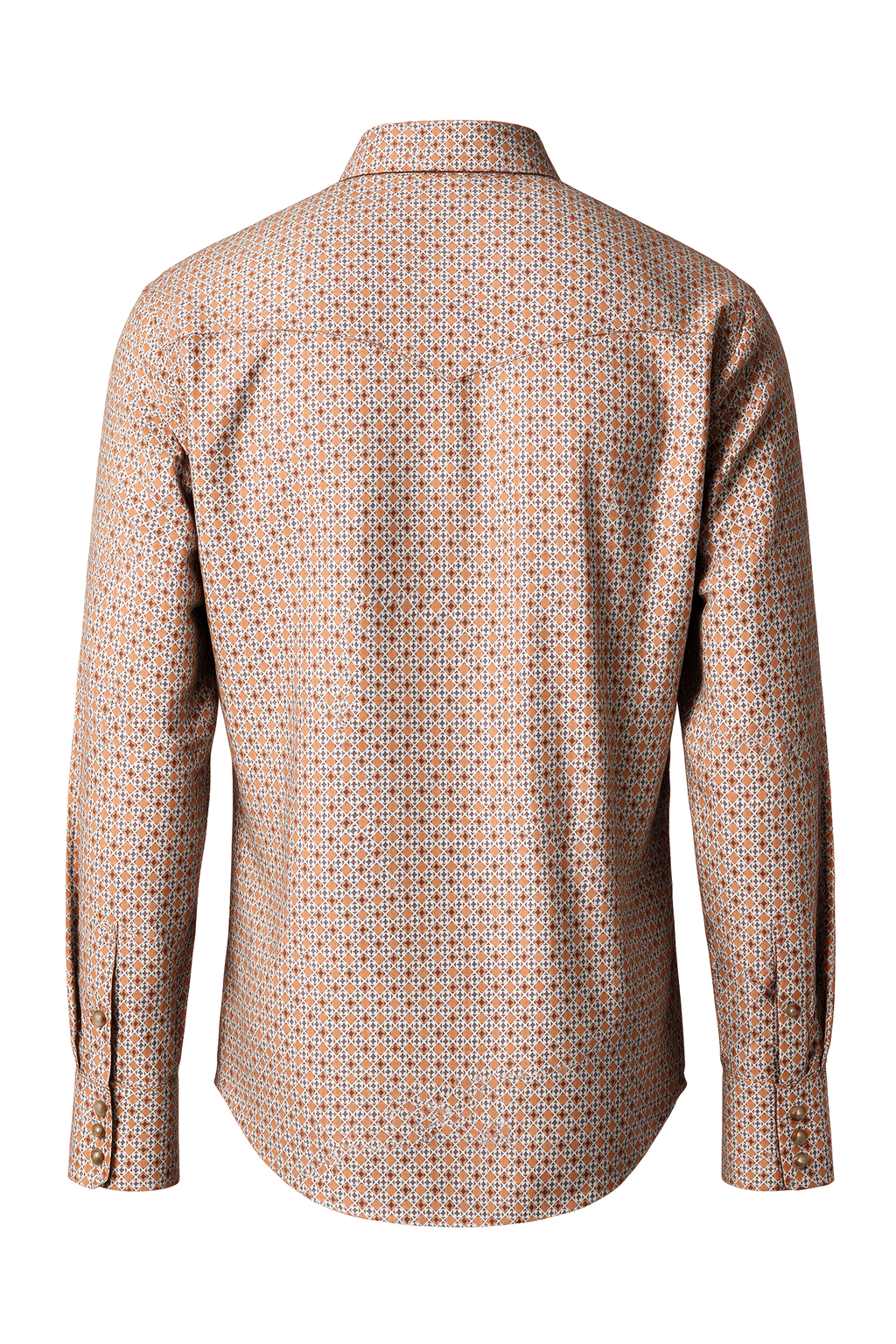 Men's Western Pearl Snap Aztec Print Shirt - MPS110L-1160