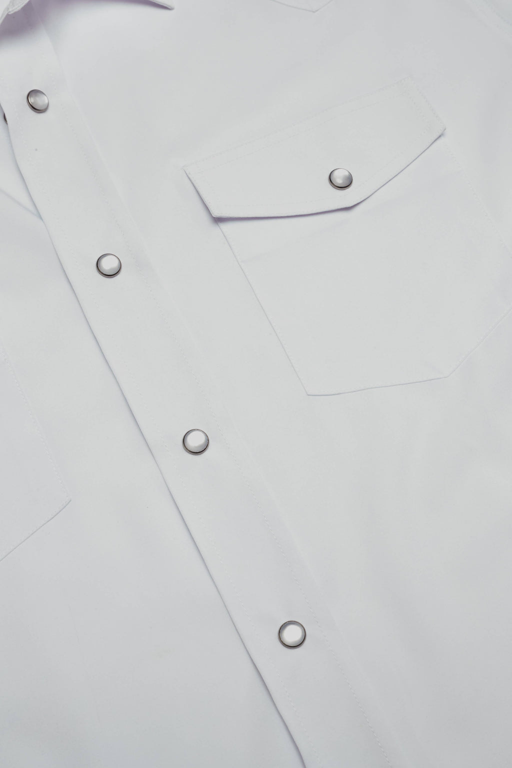Men’s UPF 50+ Sun Protection Short Sleeve Western Shirt-RT102S-WHITE