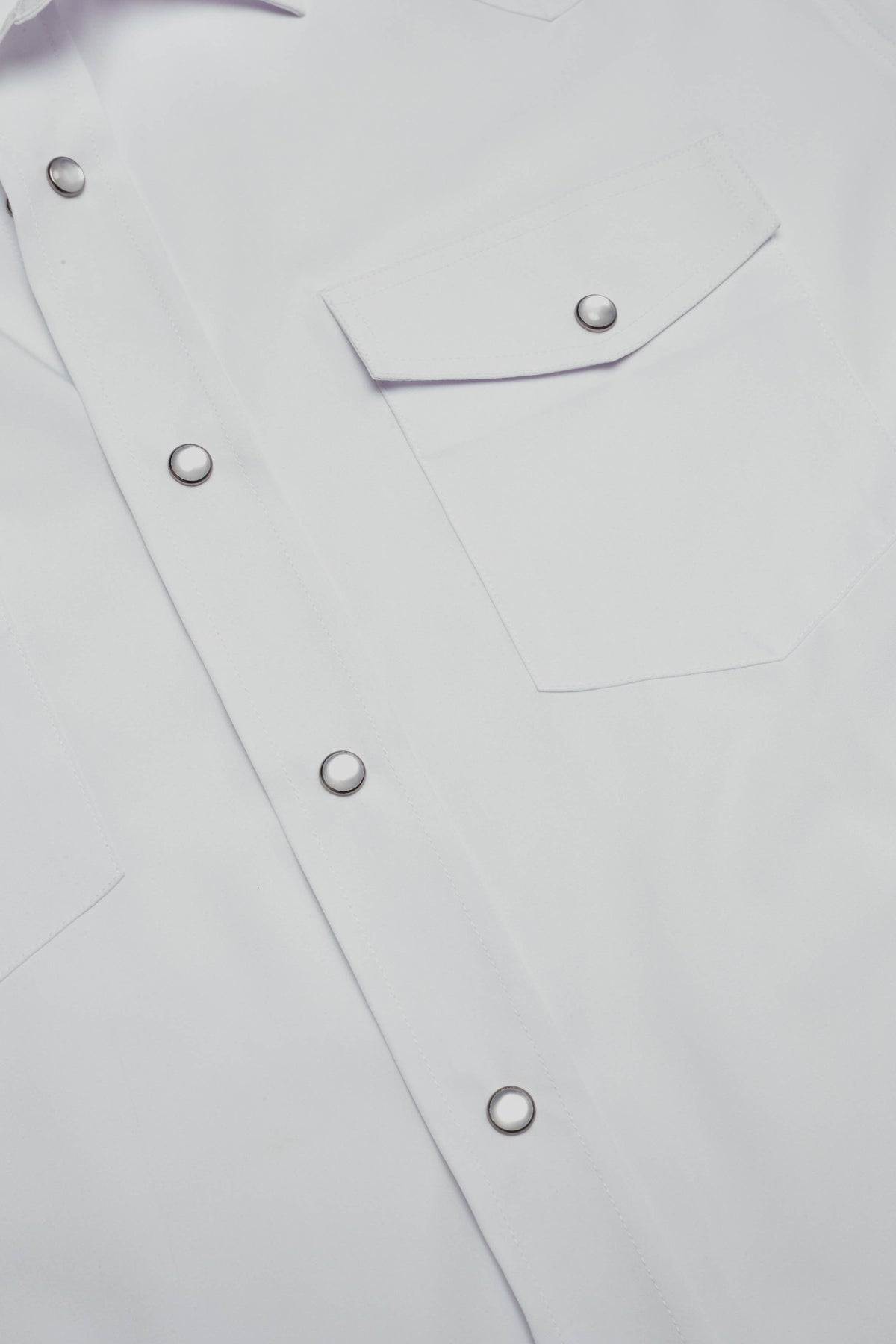 Men’s UPF 50+ Sun Protection Short Sleeve Western Shirt-RT102S-WHITE