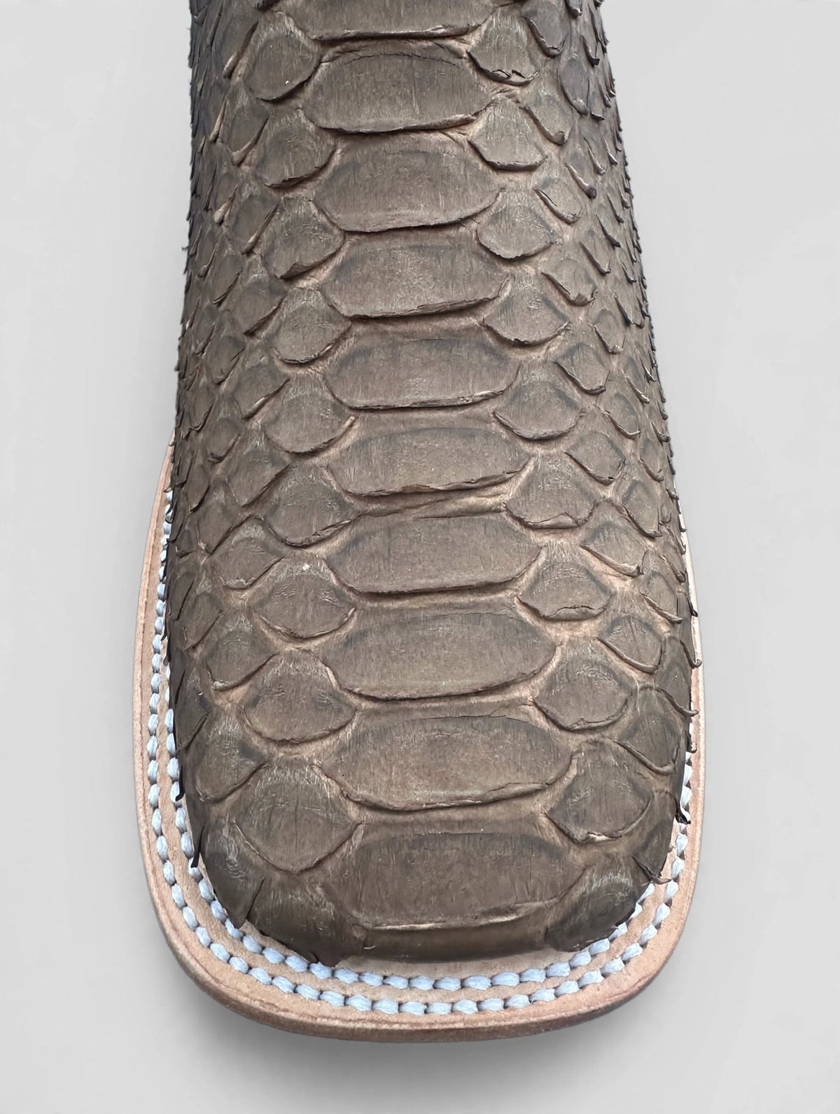 Bronzer Men’s Tamarindo Exotic Python- Square toe Boots