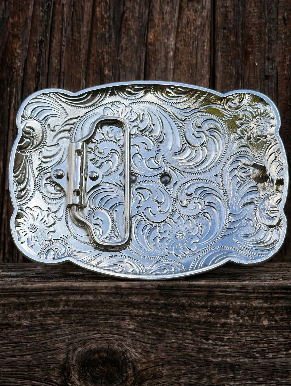 Saint Jude Western Belt Buckle