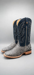 Bronzer Men's Nevado Exotic Python -Square Toe Boots