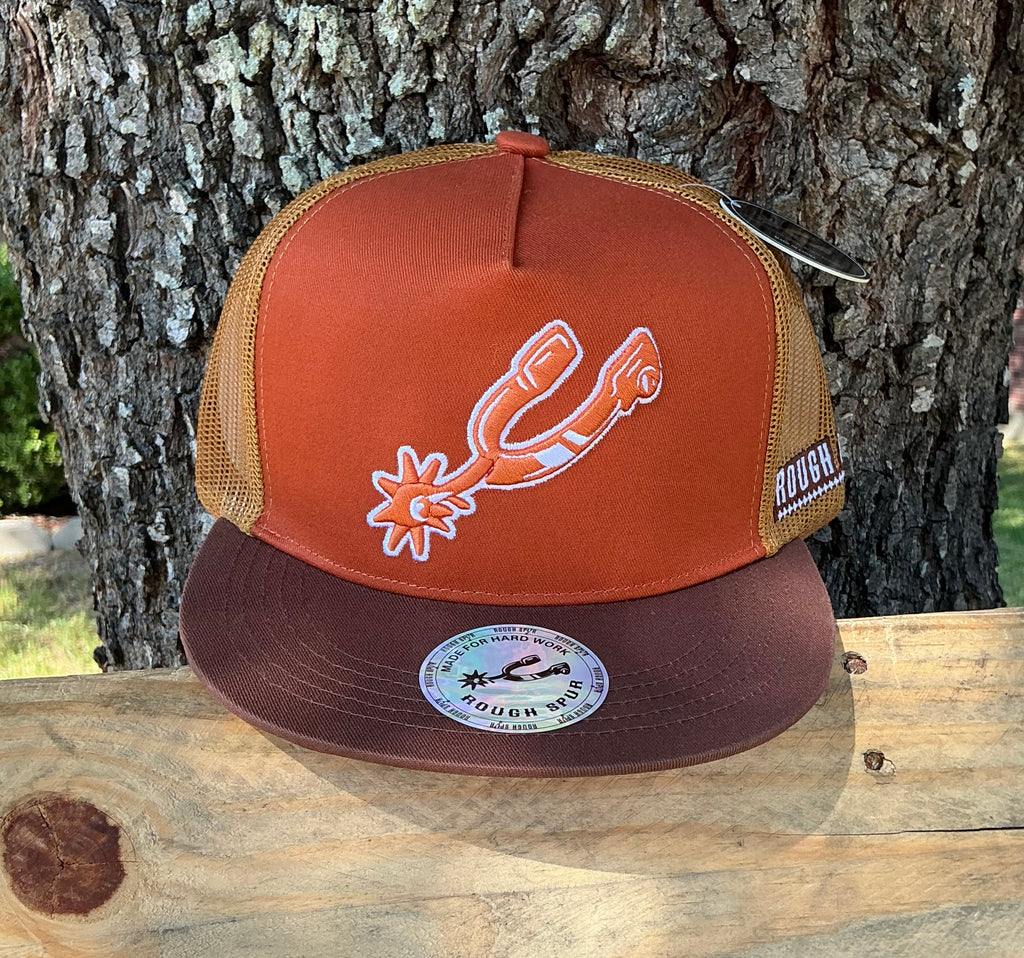 Rough Spur Pumpkin Snapback Hat-  Orange