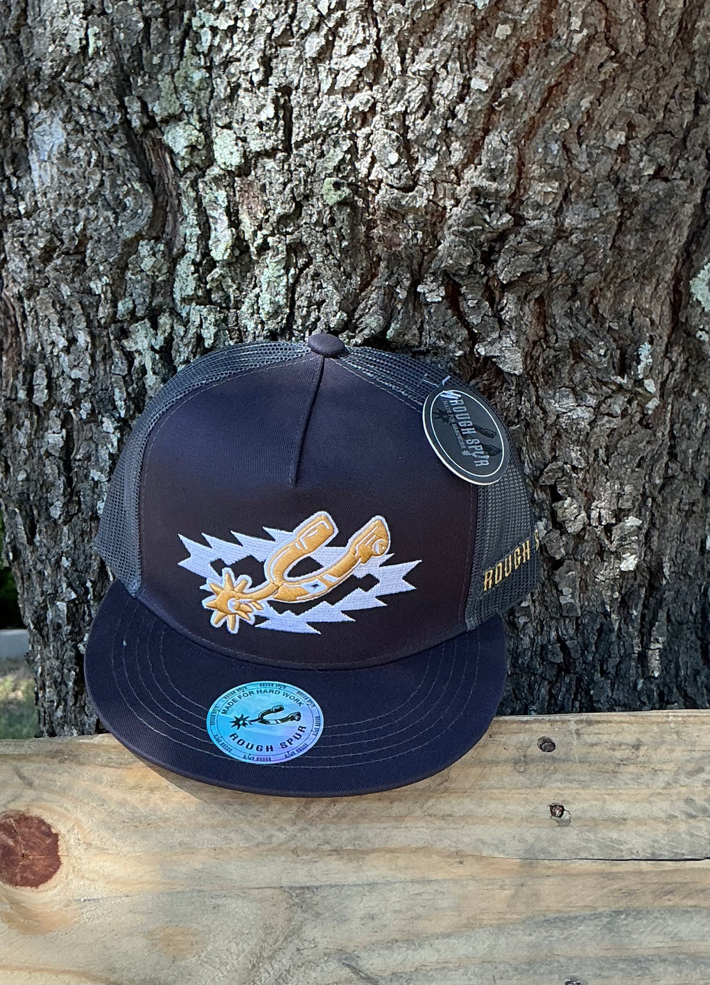 Rough Spur Rustic Hat- Dark Gray