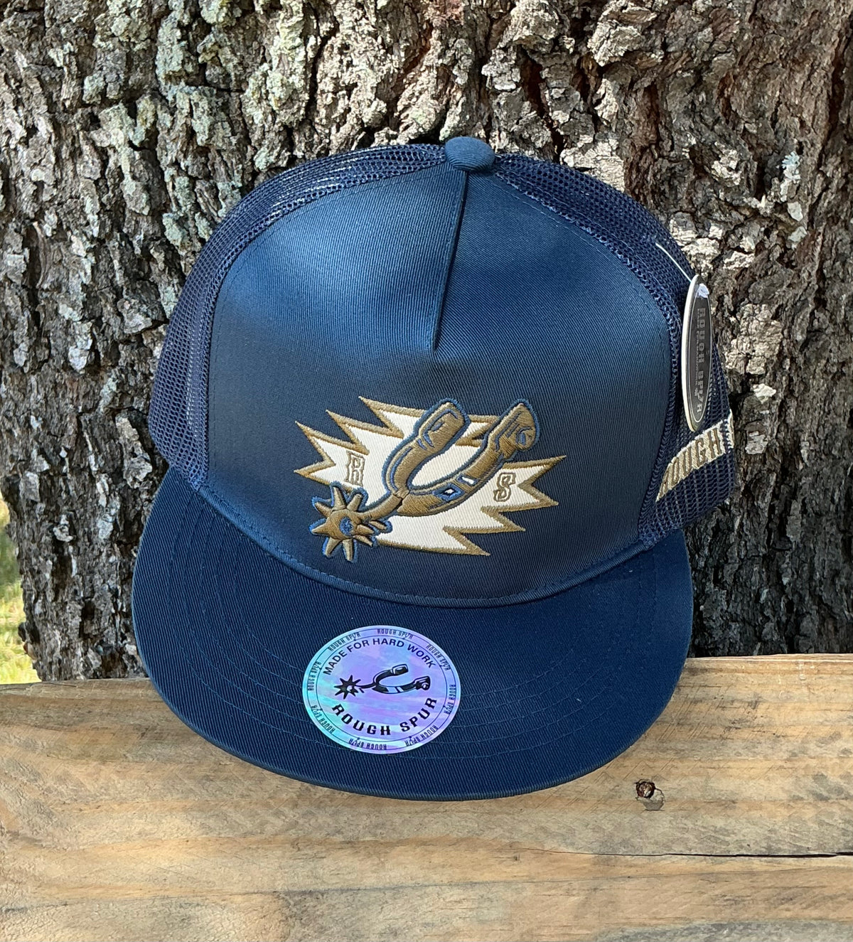 Rough Spur Rustic Hat -Navy