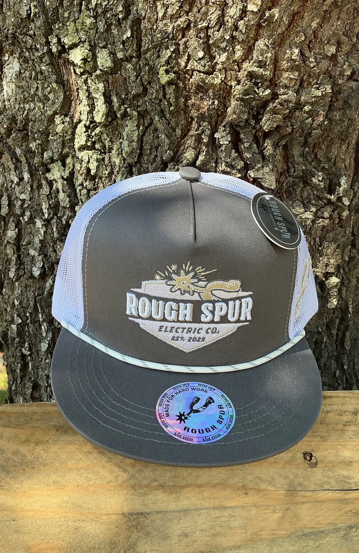 Rough Spur eletric co. Hat-Gray