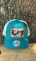 Rough Spur Cowhide Hat- Teal