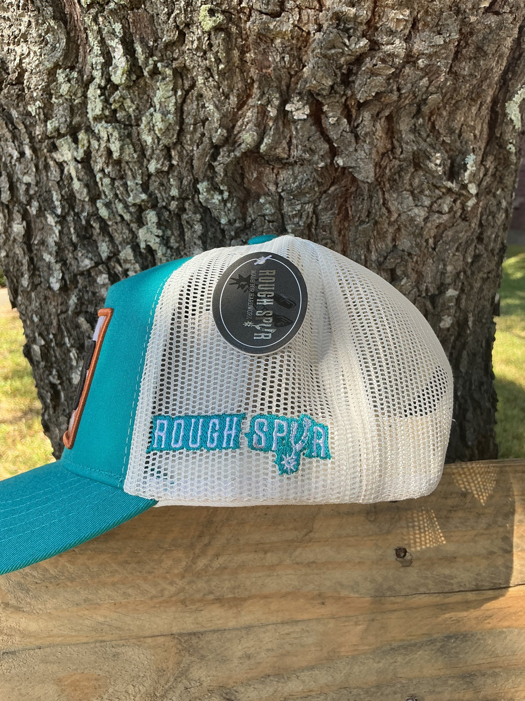 Rough Spur Cowhide Hat- Teal