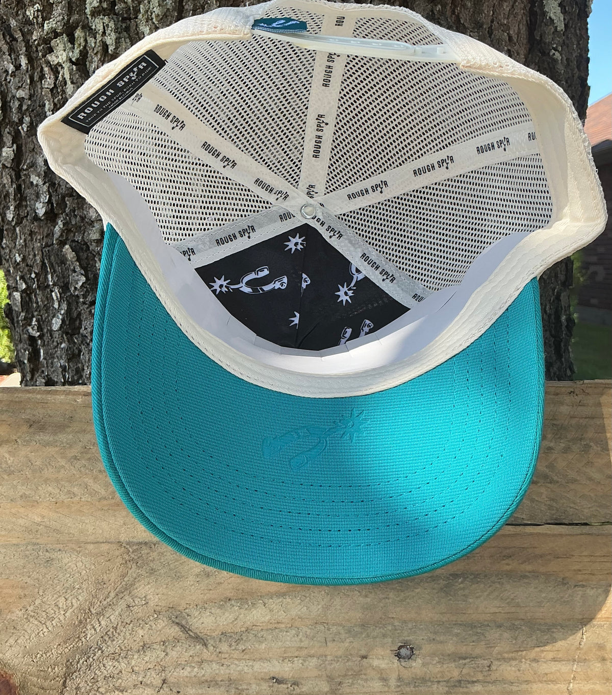 Rough Spur Cowhide Hat- Teal