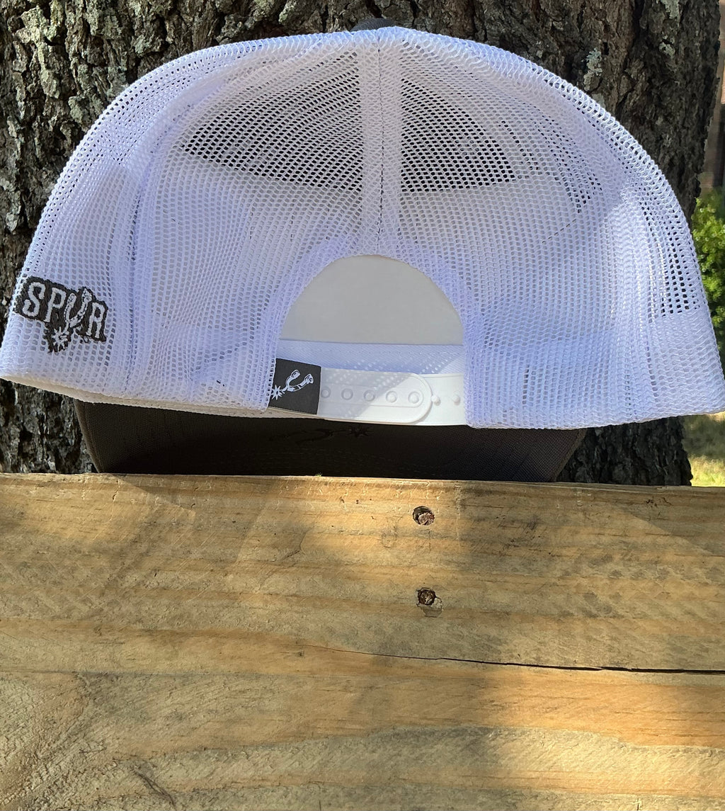 Rough Spur Cowhide Hat -Gray