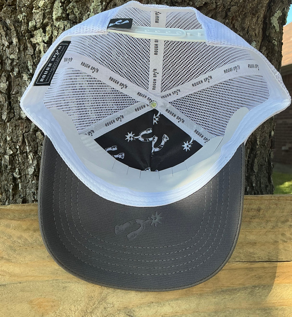 Rough Spur Cowhide Hat -Gray