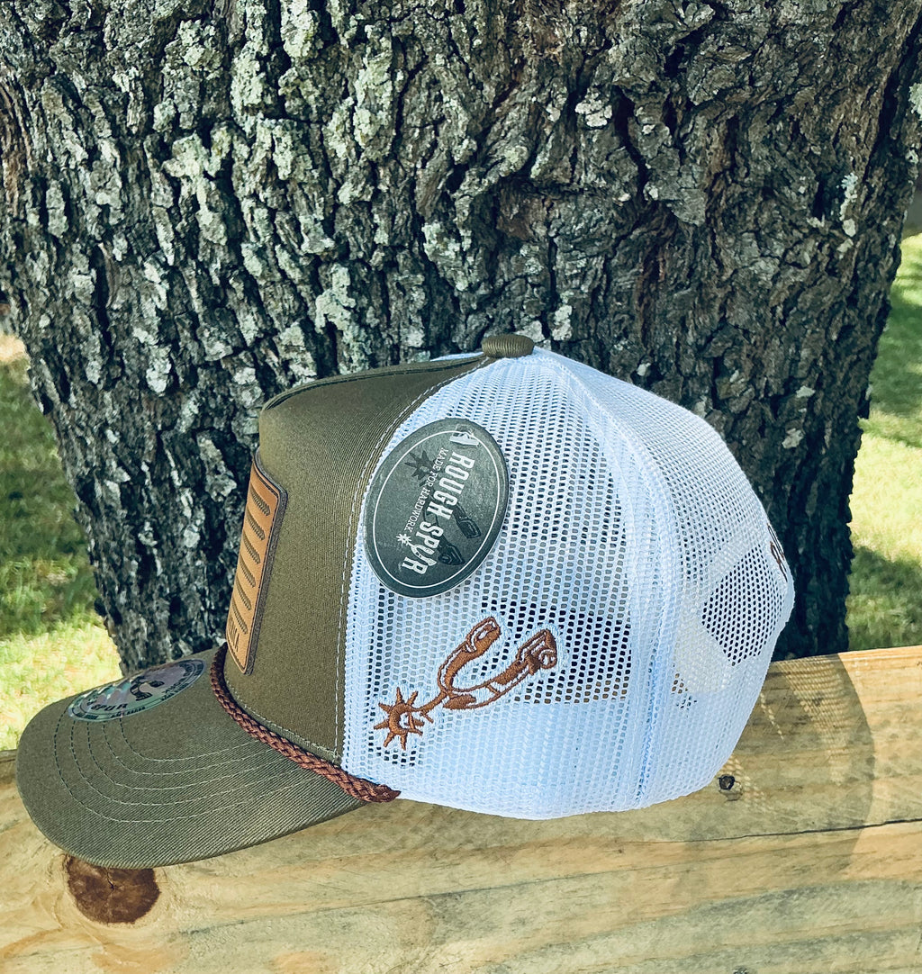 Rough Spur of America Hat- Olive green