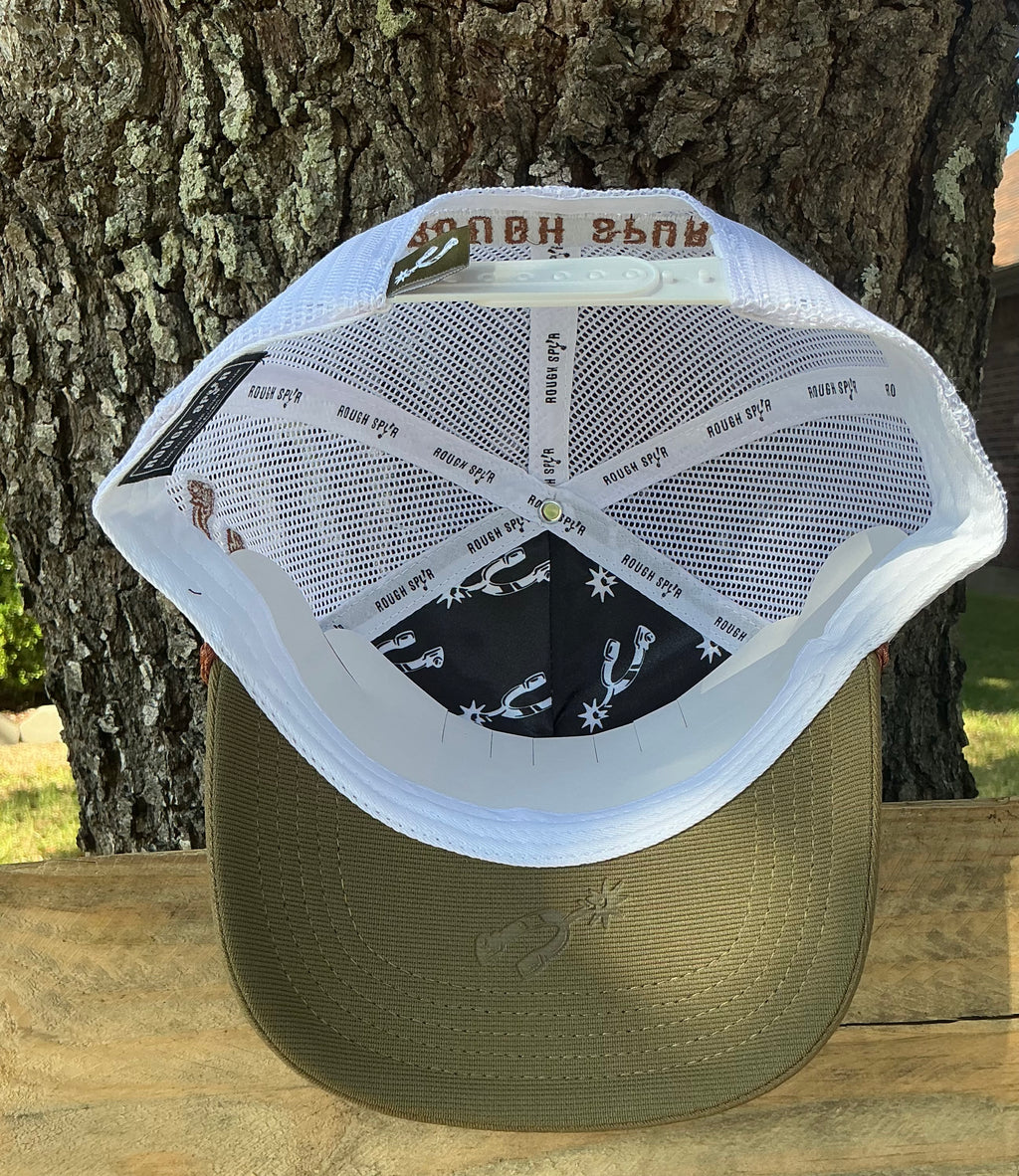 Rough Spur of America Hat- Olive green