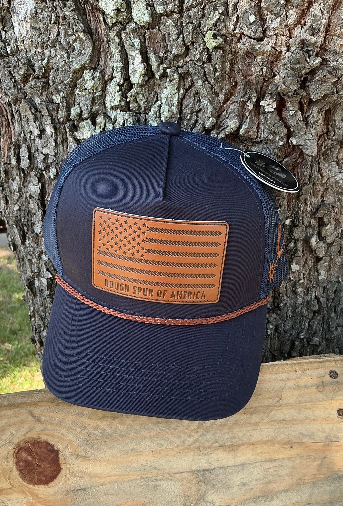Rough Spur of America Hat- Navy
