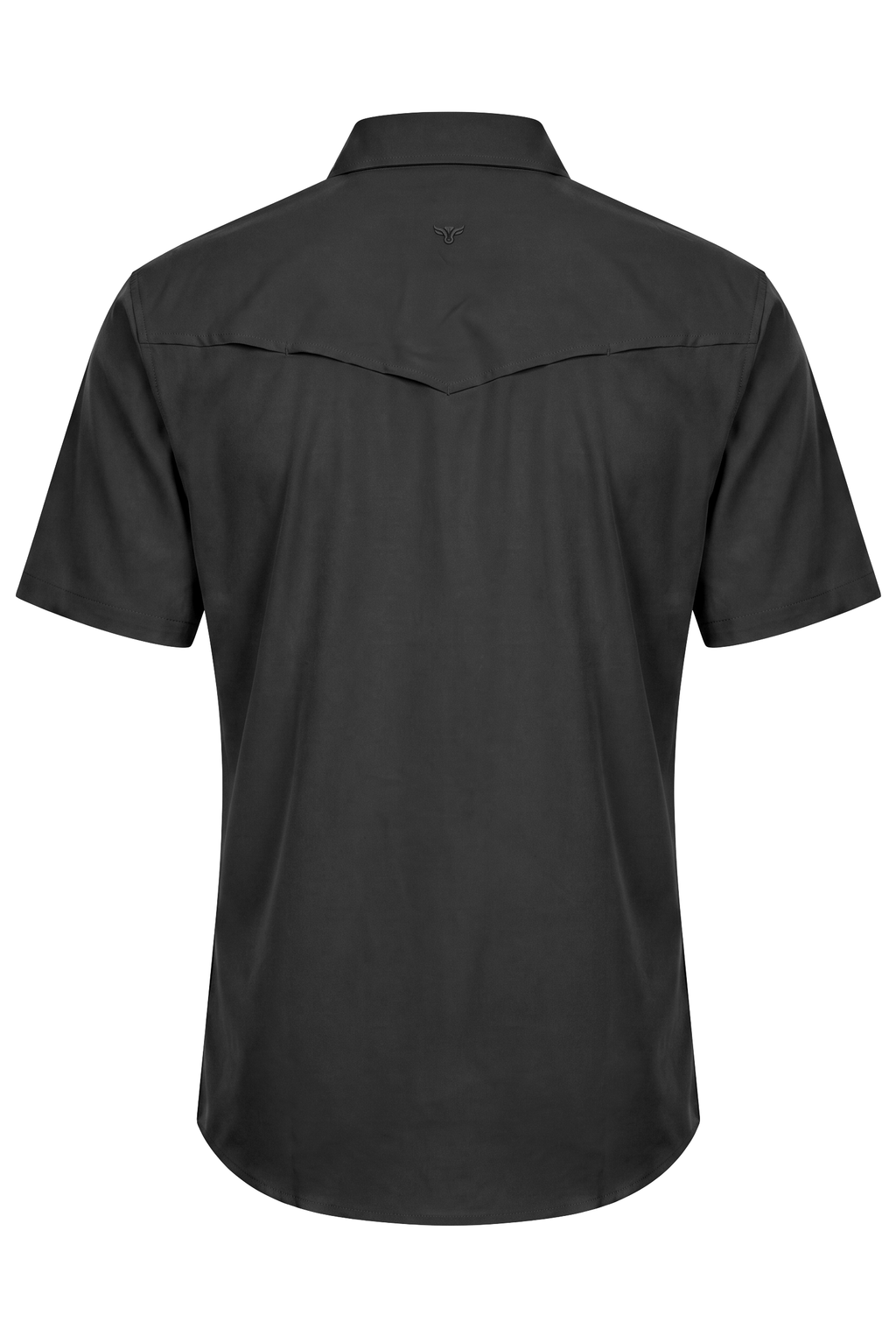 Men’s UPF 50+ Sun Protection Short Sleeve Western Shirt-RT102S-BLACK